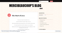 Desktop Screenshot of msmercibeaucoup.wordpress.com