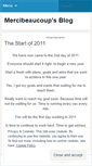 Mobile Screenshot of msmercibeaucoup.wordpress.com