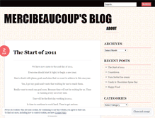 Tablet Screenshot of msmercibeaucoup.wordpress.com