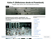 Tablet Screenshot of kailos.wordpress.com