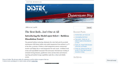 Desktop Screenshot of distek.wordpress.com