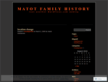 Tablet Screenshot of matot.wordpress.com