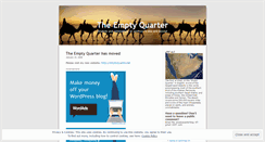 Desktop Screenshot of emptyquarter.wordpress.com