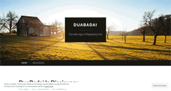 Desktop Screenshot of duabadai.wordpress.com