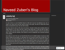 Tablet Screenshot of naveedzuberi.wordpress.com