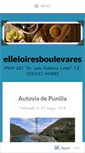 Mobile Screenshot of elleloiresboulevares.wordpress.com