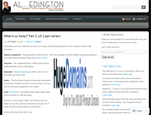 Tablet Screenshot of aledington.wordpress.com
