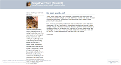 Desktop Screenshot of frugalvettech.wordpress.com