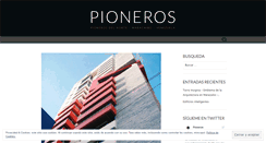 Desktop Screenshot of pionerosdelnorte.wordpress.com