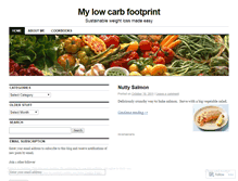 Tablet Screenshot of lowcarbfootprint.wordpress.com