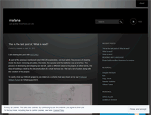 Tablet Screenshot of mafana.wordpress.com