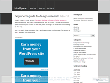 Tablet Screenshot of mindspace.wordpress.com