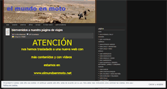Desktop Screenshot of elmundoenmoto.wordpress.com