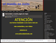 Tablet Screenshot of elmundoenmoto.wordpress.com