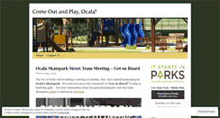 Desktop Screenshot of ocalarecreationandparks.wordpress.com