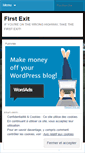 Mobile Screenshot of firstexitband.wordpress.com