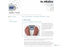 Tablet Screenshot of alkalineworld.wordpress.com