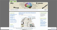 Desktop Screenshot of myrealestatebrain.wordpress.com