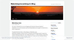 Desktop Screenshot of makolobaymocambique.wordpress.com