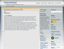 Tablet Screenshot of istanareload.wordpress.com