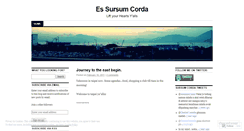 Desktop Screenshot of essursumcorda.wordpress.com