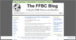 Desktop Screenshot of ffbcblog.wordpress.com