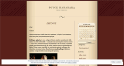 Desktop Screenshot of joyceharabara.wordpress.com