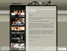 Tablet Screenshot of kirkyouth.wordpress.com