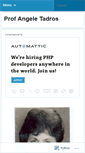 Mobile Screenshot of angeletadros.wordpress.com