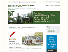 Tablet Screenshot of cottageoftheyear.wordpress.com