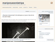 Tablet Screenshot of mariposasenlatripa.wordpress.com