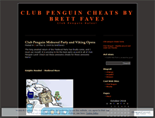 Tablet Screenshot of brettfave3.wordpress.com