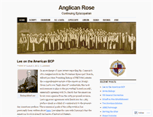 Tablet Screenshot of anglicanrose.wordpress.com