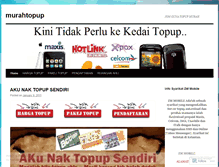 Tablet Screenshot of murahtopup.wordpress.com