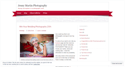 Desktop Screenshot of jennymartinphotography.wordpress.com
