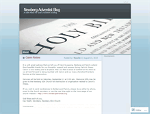 Tablet Screenshot of newbergsda.wordpress.com