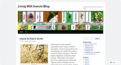 Desktop Screenshot of livingwithinsects.wordpress.com