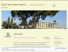 Tablet Screenshot of laatmijmaarlopendotcom.wordpress.com