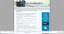 Desktop Screenshot of oswaldoparra.wordpress.com