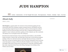 Tablet Screenshot of judyhampton.wordpress.com