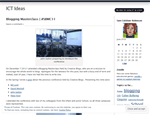 Tablet Screenshot of ictideas.wordpress.com