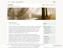 Tablet Screenshot of godsez.wordpress.com