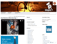Tablet Screenshot of bikepoloec.wordpress.com