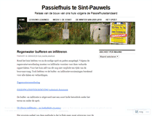 Tablet Screenshot of passiefhuissintpauwels.wordpress.com