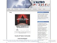 Tablet Screenshot of laltrocantiere.wordpress.com