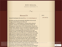 Tablet Screenshot of manasulte.wordpress.com