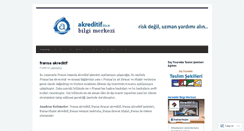 Desktop Screenshot of akreditif.wordpress.com