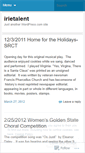 Mobile Screenshot of irietalent.wordpress.com