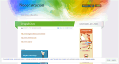 Desktop Screenshot of neoeducacion.wordpress.com