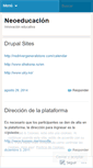 Mobile Screenshot of neoeducacion.wordpress.com